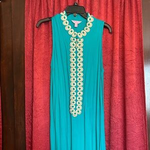 Lilly Pulitzer Teal Summer Dress